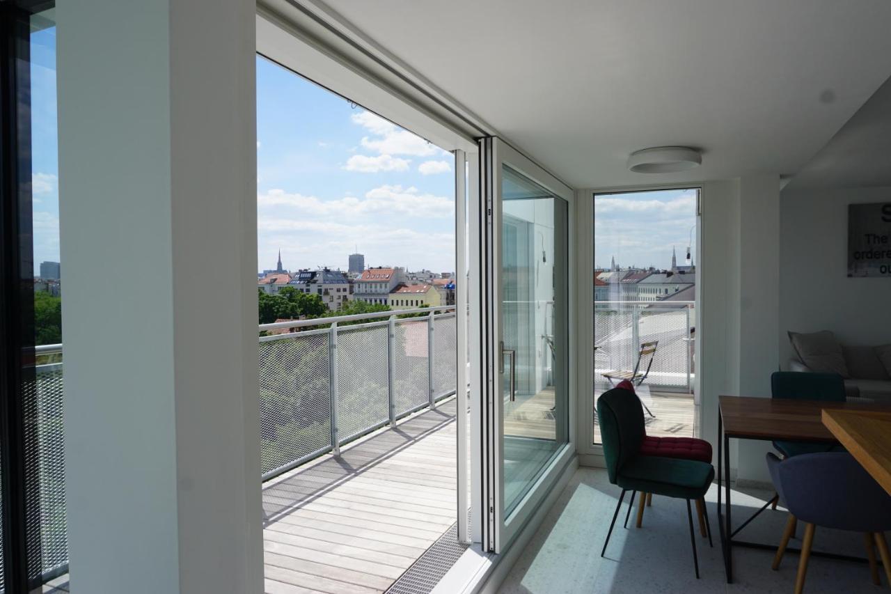 Augartenblick Penthauscombo 15/16 - Blick Zum Riesenrad Lejlighed Wien Eksteriør billede