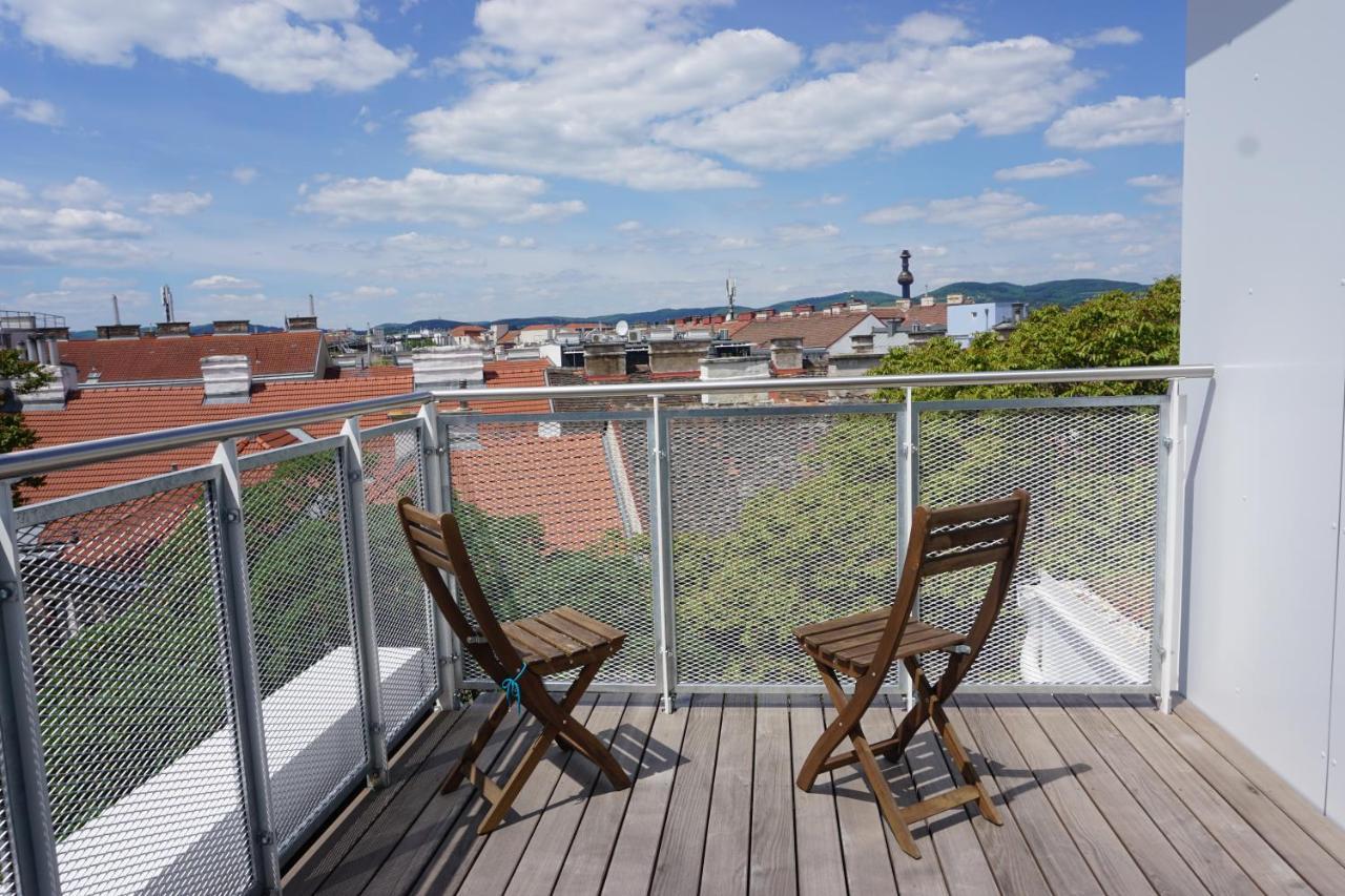 Augartenblick Penthauscombo 15/16 - Blick Zum Riesenrad Lejlighed Wien Eksteriør billede